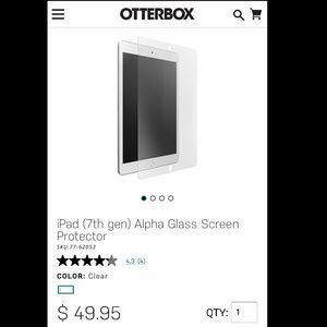 IPad 7th Gen Alpha Glass Screen Protector $49.95
